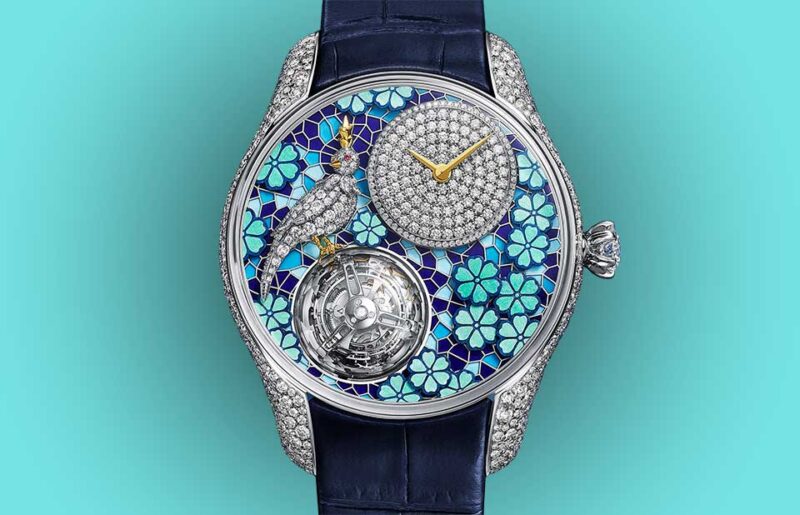 Revolution Awards 2025: High Jewellery — Tiffany & Co. Bird on a Flying Tourbillon – Azure Blossom