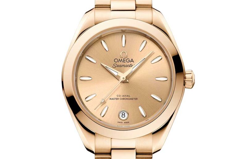 Revolution Awards 2025: Best Women’s Watch — Omega Seamaster Aqua Terra 150M 30mm, Moonshine Gold on Moonshine Gold