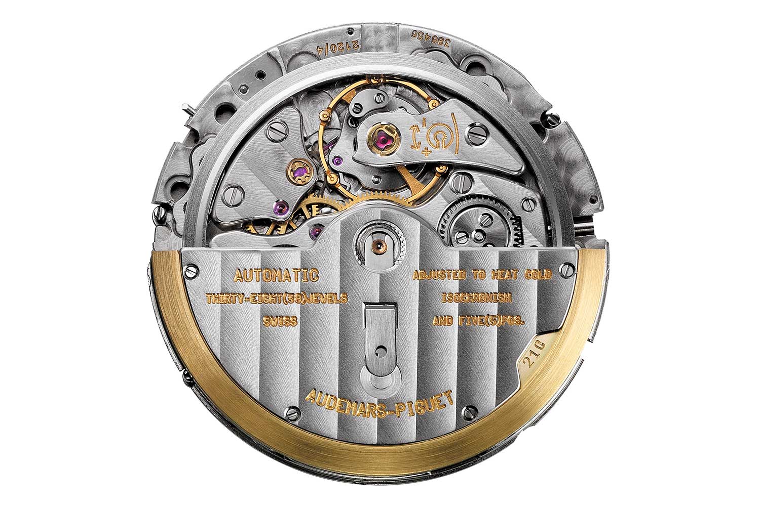 At 2.45mm thick, the legendeary Caliber 2120 remains the slimmest full-rotor automatic movement to this day
