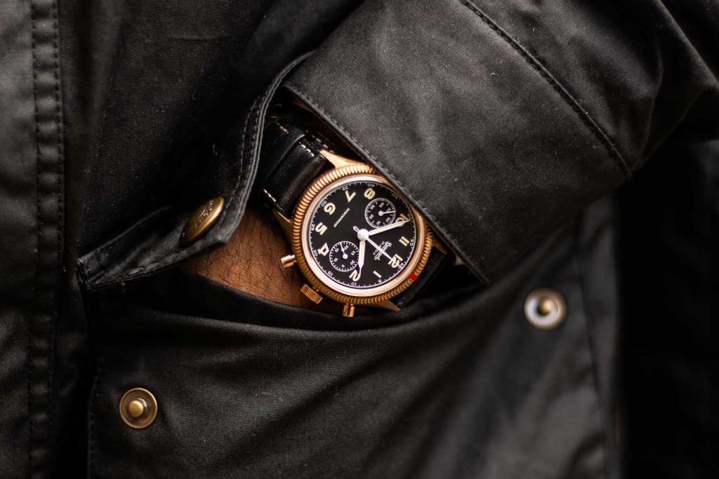 Hanhart Bronze 417 Chronograph According to Wei Koh