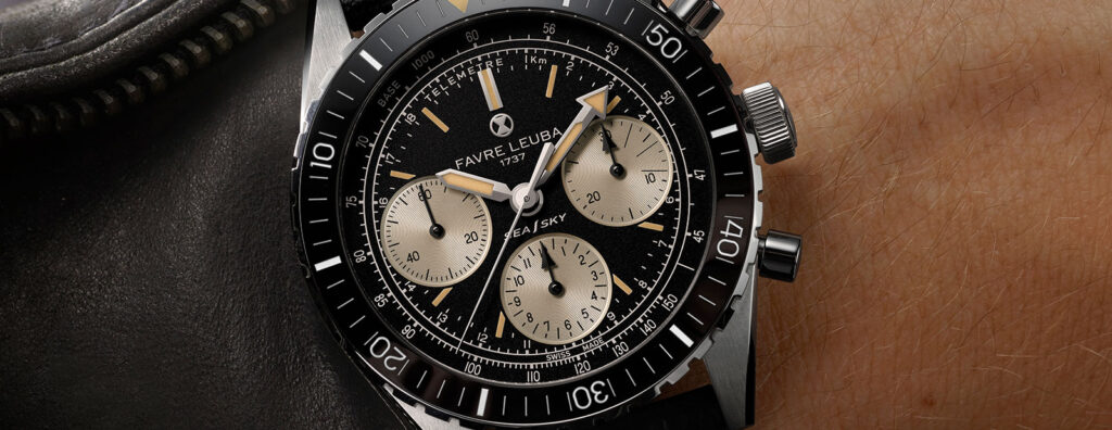 Favre Leuba’s New Chronograph Takes to the Sea Sky